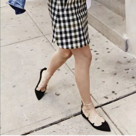 J. Crew Shoes - J.CREW Lace Up SUEDE LEATHER Flats Shoes Size 7